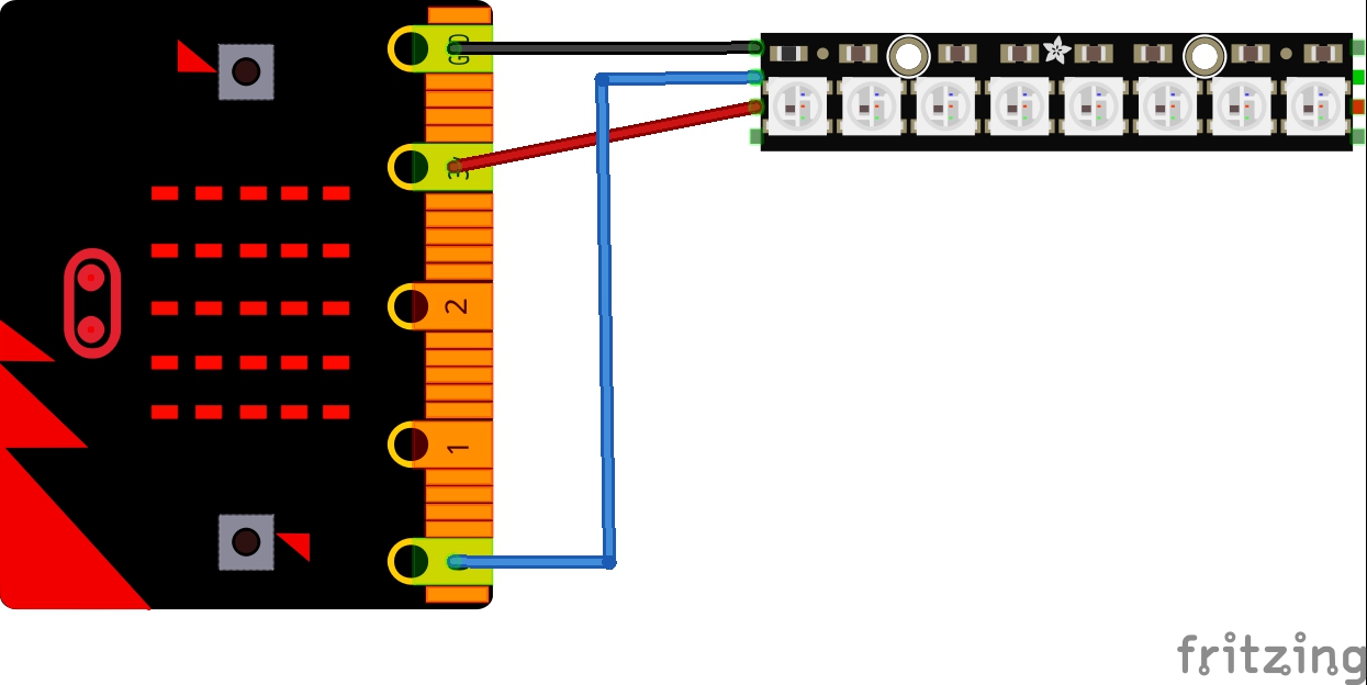 microbit and neopixel example